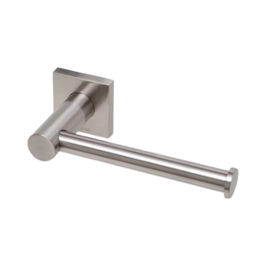 Radii Toilet Roll Holder Square Plate Brushed Nickel - Brushed Nickel