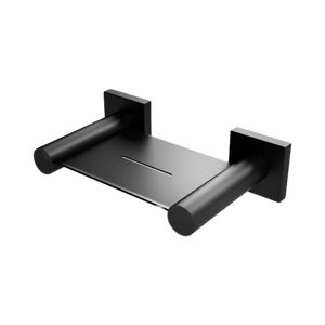Radii Soap Dish Square Plate Matte Black - Matte Black