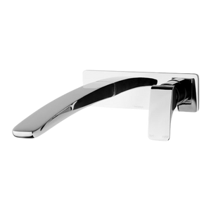 Rush Wall Bath Mixer Set 280mm Chrome - Chrome