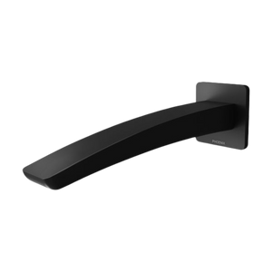 Rush Wall Basin Outlet 180mm Matte Black - Matte Black
