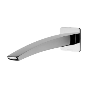 Rush Wall Bath Outlet 230mm Chrome - Chrome