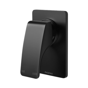 Rush Shower / Wall Mixer Matte Black - Matte Black