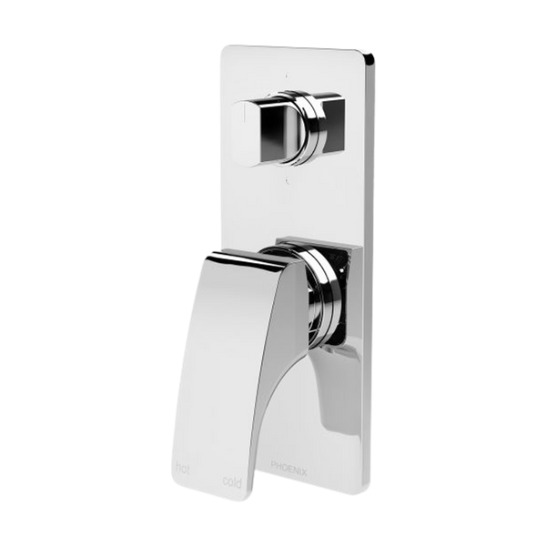 Rush Shower / Bath Diverter Mixer Chrome