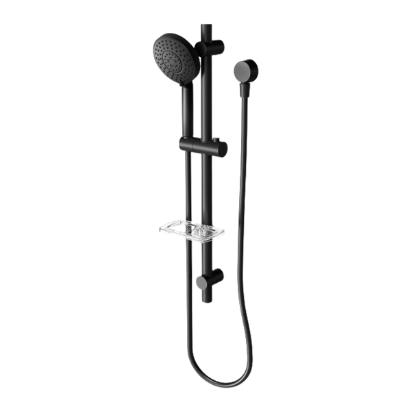 Vivid Rail Shower Matte Black