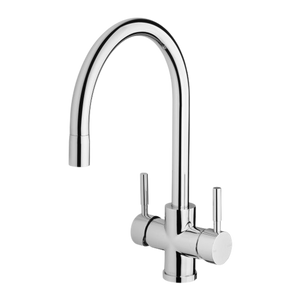 Vivid Filtered Sink Mixer 220mm Gooseneck  Chrome - Chrome
