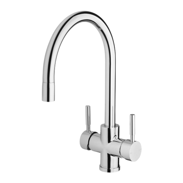 Vivid Filtered Sink Mixer 220mm Gooseneck with Filters  Chrome