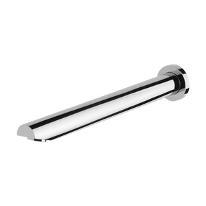 Vivid Wall Bath Outlet 32 x 300mm Angled Chrome - Chrome