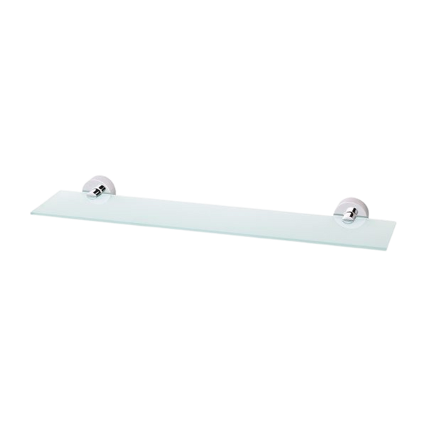 Vivid Glass Shelf Chrome