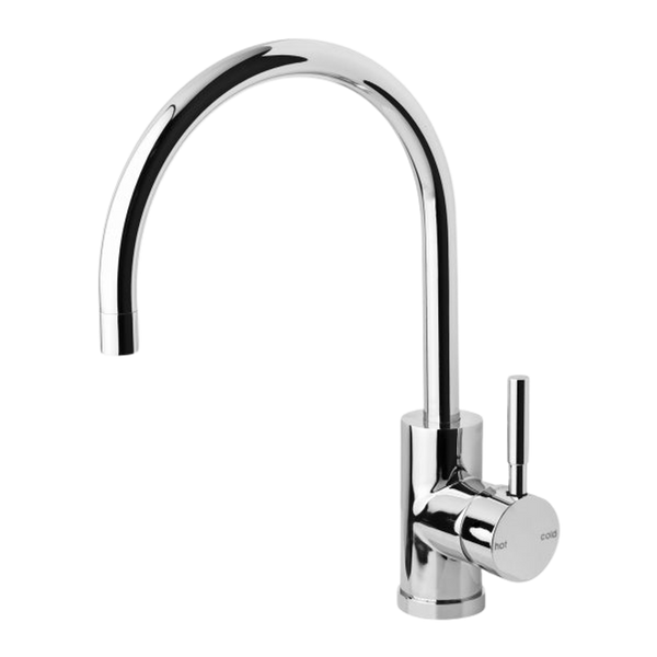 Vivid Sink Mixer 220mm Gooseneck  Chrome
