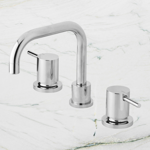 Vivid Pin Lever Basin Set Swivel Squareline Outlet Chrome Lead Free - Chrome