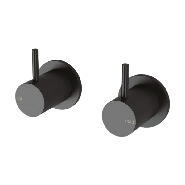 Vivid Slimline Wall Top Assemblies Matte Black