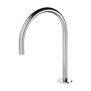 Vivid Slimline Hob Sink Outlet 220mm Gooseneck Chrome - Chrome