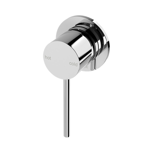 Vivid Slimline SwitchMix Shower / Wall Mixer 60mm Backplate Fit-Off Kit Chrome - Chrome