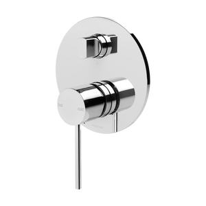 Vivid Slimline SwitchMix Shower / Bath Diverter Mixer Fit-Off Kit  Chrome - Chrome