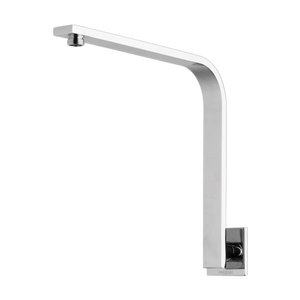 Vivid Slimline High-Rise Shower Arm Square Plate Chrome - Chrome