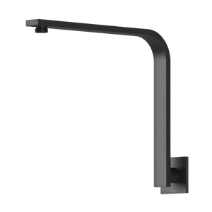 Vivid Slimline High-Rise Shower Arm Square Plate Matte Black - Matte Black