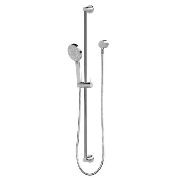 Vivid Slimline Extended Rail Shower Chrome