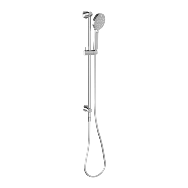 Vivid Slimline Water Through Rail Shower Chrome