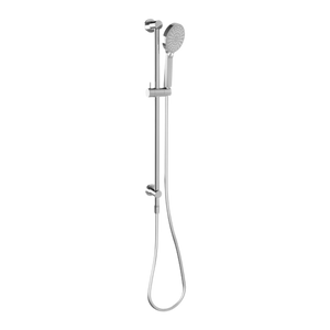 Vivid Slimline Water Through Rail Shower Chrome - Chrome