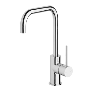Vivid Slimline Sink Mixer 160mm Squareline Chrome - Chrome