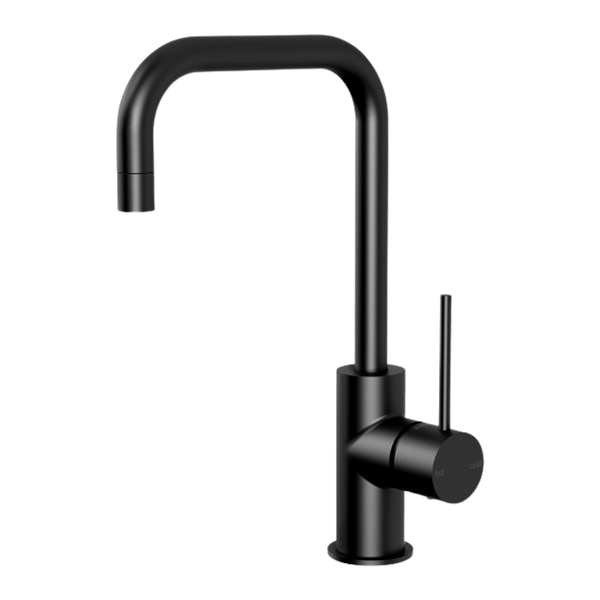 Vivid Slimline Sink Mixer 160mm Squareline Matte Black