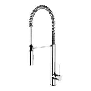 Vivid Slimline Tall Spring Sink Mixer 200mm Chrome - Chrome