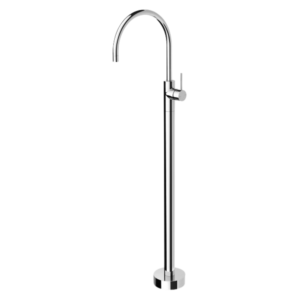 Vivid Slimline Floor Mounted Bath Mixer Chrome