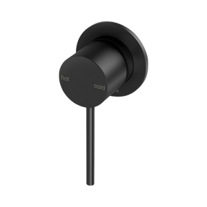 Vivid Slimline Shower / Wall Mixer 60mm Backplate  Matte Black - Matte Black