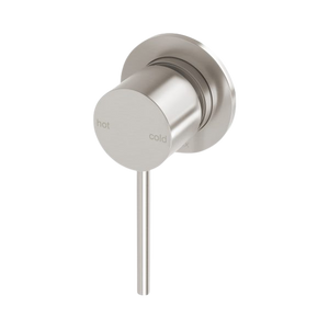 Vivid Slimline Shower / Wall Mixer 60mm Backplate  Brushed Nickel - Brushed Nickel