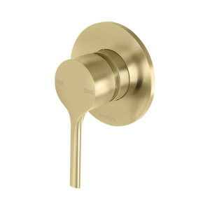 Vivid Slimline Oval SwitchMix Shower / Wall Mixer Fit-Off Kit  Brushed Gold - Brushed Gold