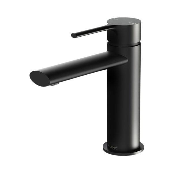 Vivid Slimline Oval Basin Mixer Matte Black