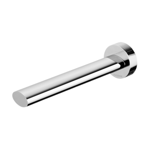 Vivid Slimline Oval Wall Bath Outlet 180mm Chrome - Chrome