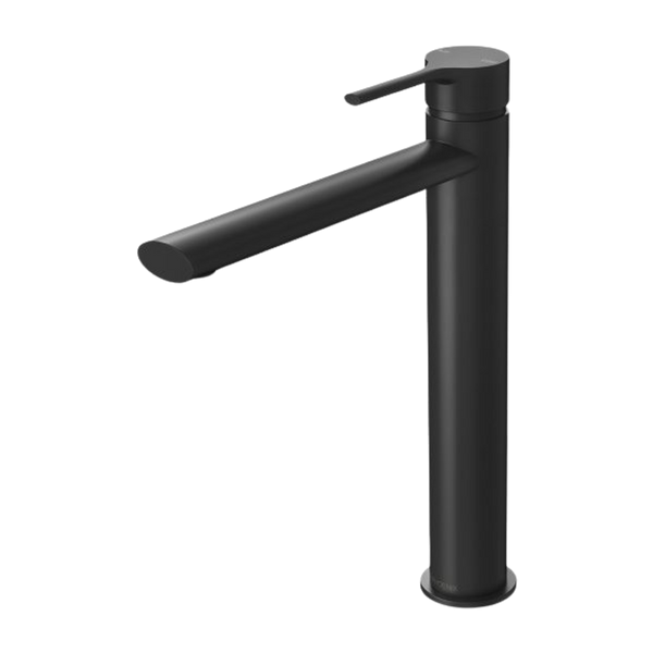 Vivid Slimline Oval Vessel Mixer Matte Black
