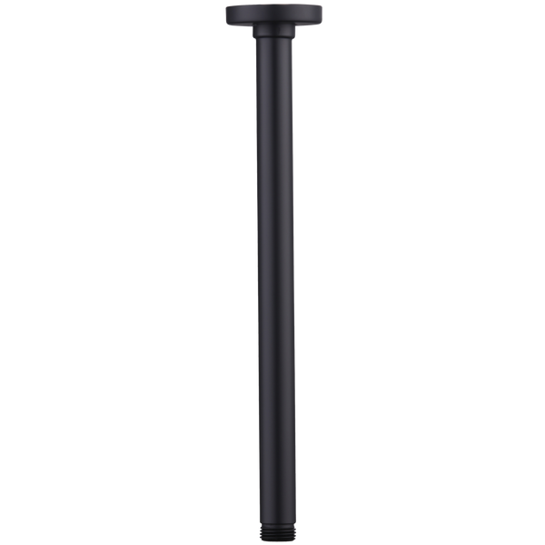 Rome Ceiling Mounted Shower Arm Matte Black
