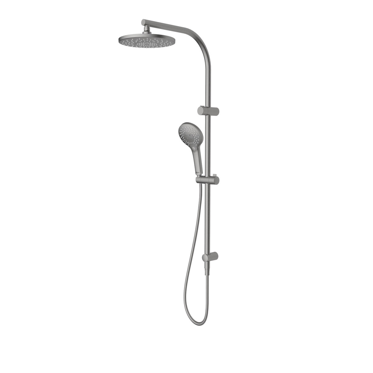 Rome Dual Shower Set Brushed Nickel