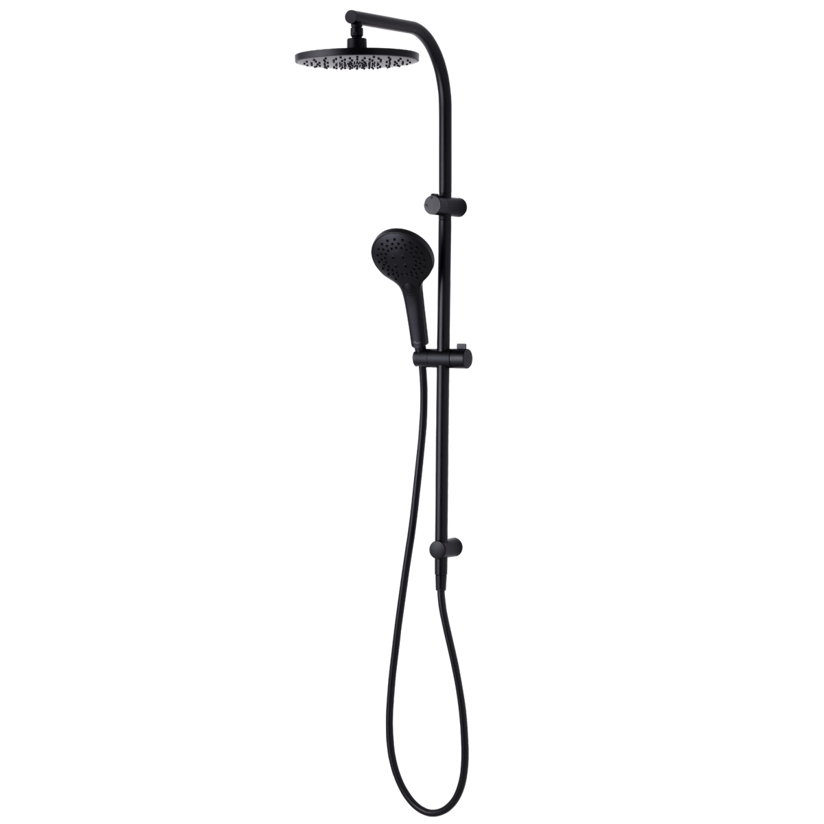Rome Dual Shower Set Matte Black