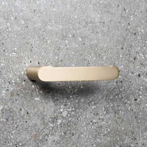 Ascari Brushed Brass Gold Toilet Roll Holder - Brushed Brass Gold