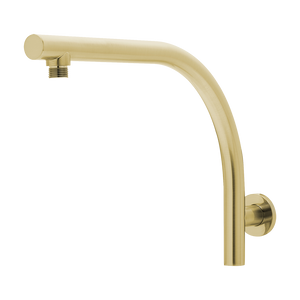 Rush High-Rise Shower Arm Brushed Gold - Brushed Gold