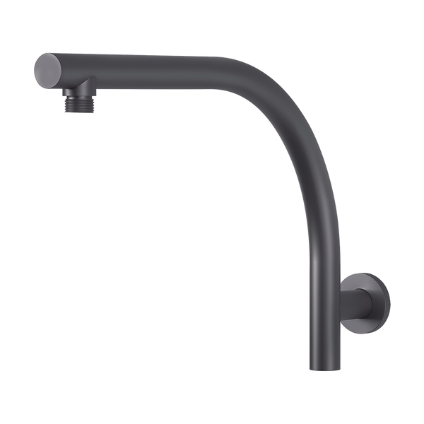 Rush High-Rise Shower Arm Brushed Carbon