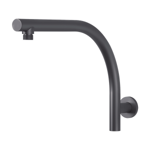 Rush High-Rise Shower Arm Brushed Carbon - Brushed Gunmetal