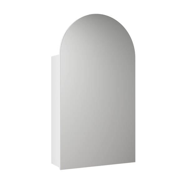 Canterbury Arch Matte White Shaving Cabinet