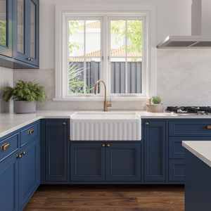 Bronwen 835x459 Gloss White Farmhouse Fireclay Double Bowl Sink - Gloss White