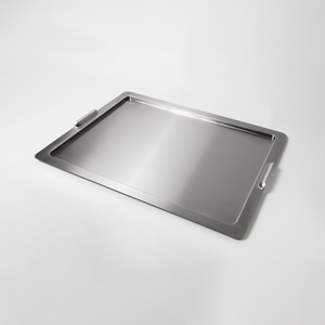 Issac 600 Sink Lid - Brushed Stainless Steel