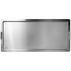 Chandler 950 Sink Lid - Brushed Stainless Steel