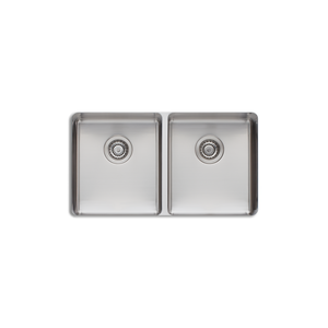 Sonetto Double Bowl Undermount Sink Stainless Steel - Stainless Steel