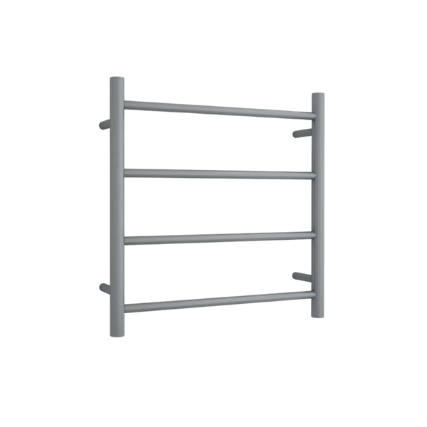 Round Ladder Heated Towel Rail Brushed Gunmetal