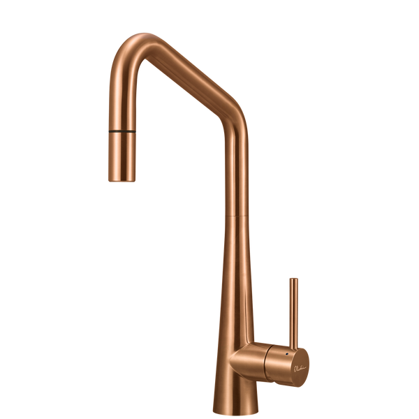 Essente 316 Stainless Steel Square Goose Neck Pull Out Mixer Lead Free Copper