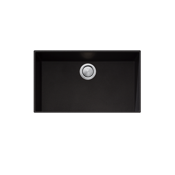 Santorini Mega Bowl Undermount Sink Black