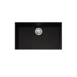 Santorini Mega Bowl Undermount Sink Black - Black