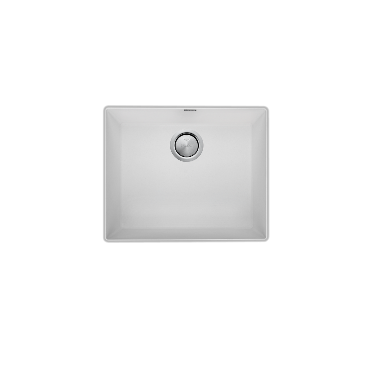 Santorini Large Bowl Undermount Sink White
